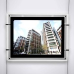 illuminated poster frame display