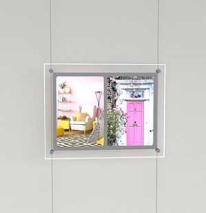 led light box with multi pocket