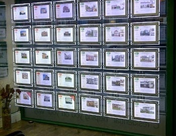 Real Estate Agent LED Window Displays