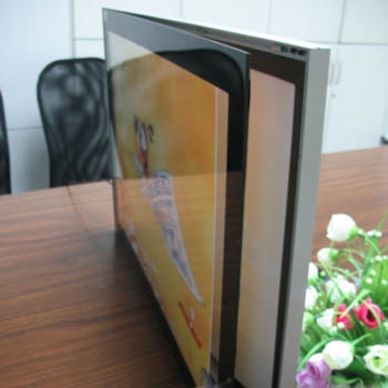 Ultra slim Magnetic Absorb LED Light Box Display for commercial illuminated advertising and retail promotion